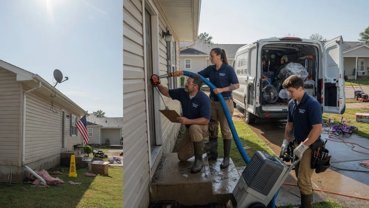Ceiling Water Damage Restoration in Solomon, KS near me